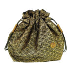 Kinchak POCHETTE Japanese KINRAN seigaiha