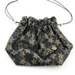 Kinchak POCHETTE Japanese KINRAN sakura black