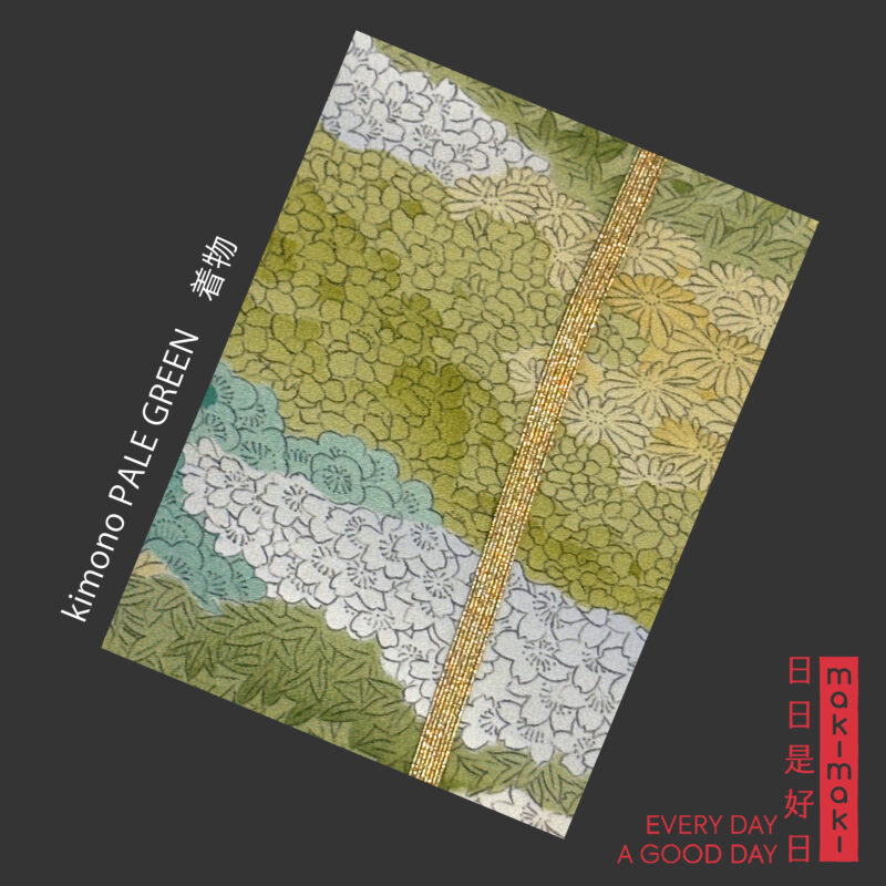 okładka KIMONO pale green