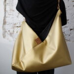 AZMA Fakeleather Gold SMALL + leather strap