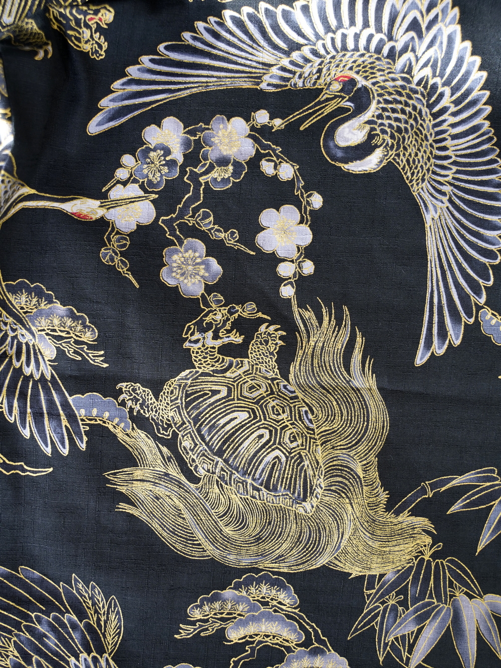 AZMA Japanese TSURU/KAME black BIG - obrazek 2