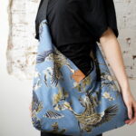 AZMA Japanese TSURU/KAME blue SMALL