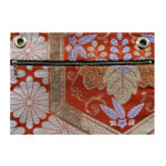 OBI BAG Japanese obi KIKKO orange-gold
