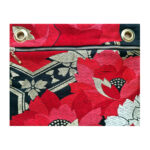 OBI BAG Japanese obi peony red