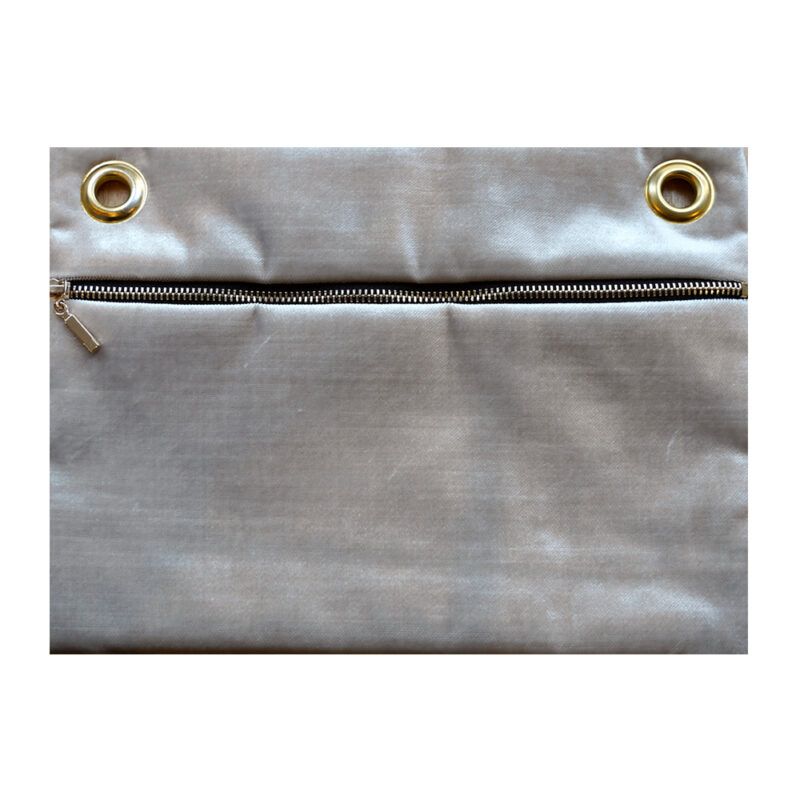 OBI BAG velvet pearl gray