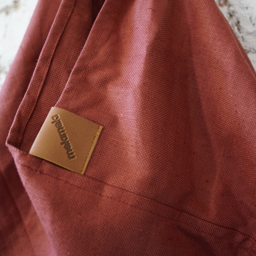 AZMA linen plain BRICK small short - obrazek 4