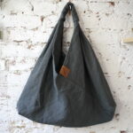 AZMA linen plain GRAPHITE big short