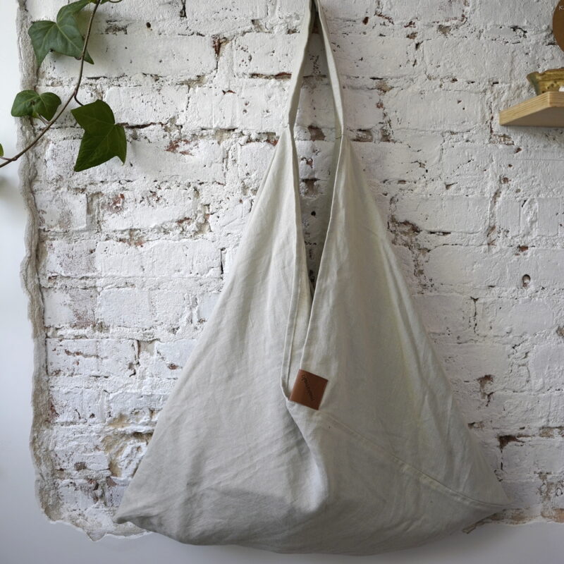 AZMA linen plain IVORY big long