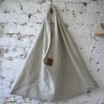 AZMA linen plain IVORY big short