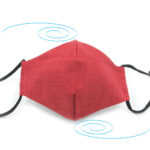 Airy Mask of the urban ninja LINEN red